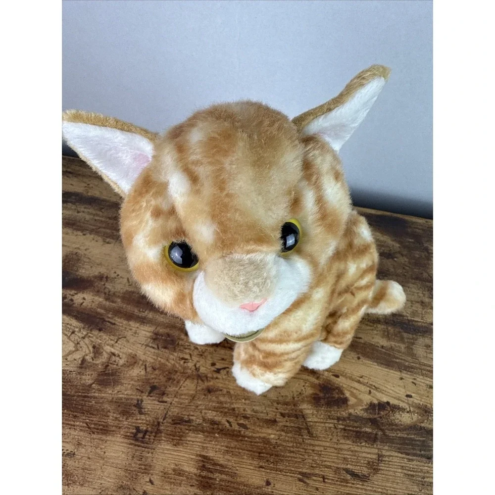 Aurora Miyoni Tots Tabby Cat Kitten Orange Stripe Plush 8